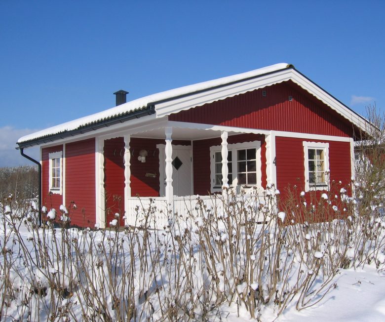 Hütte 4 im Winter